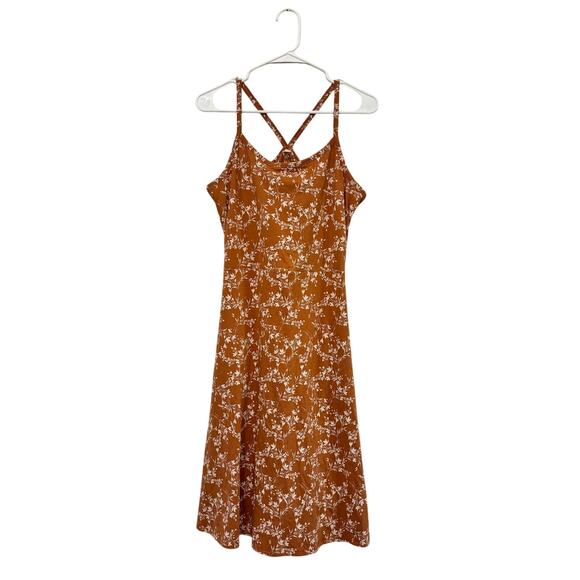 Pact Organic Cotton Fit & Flare Dress Built in shelf bra pockets XL Sustainable - Picture 2 of 7